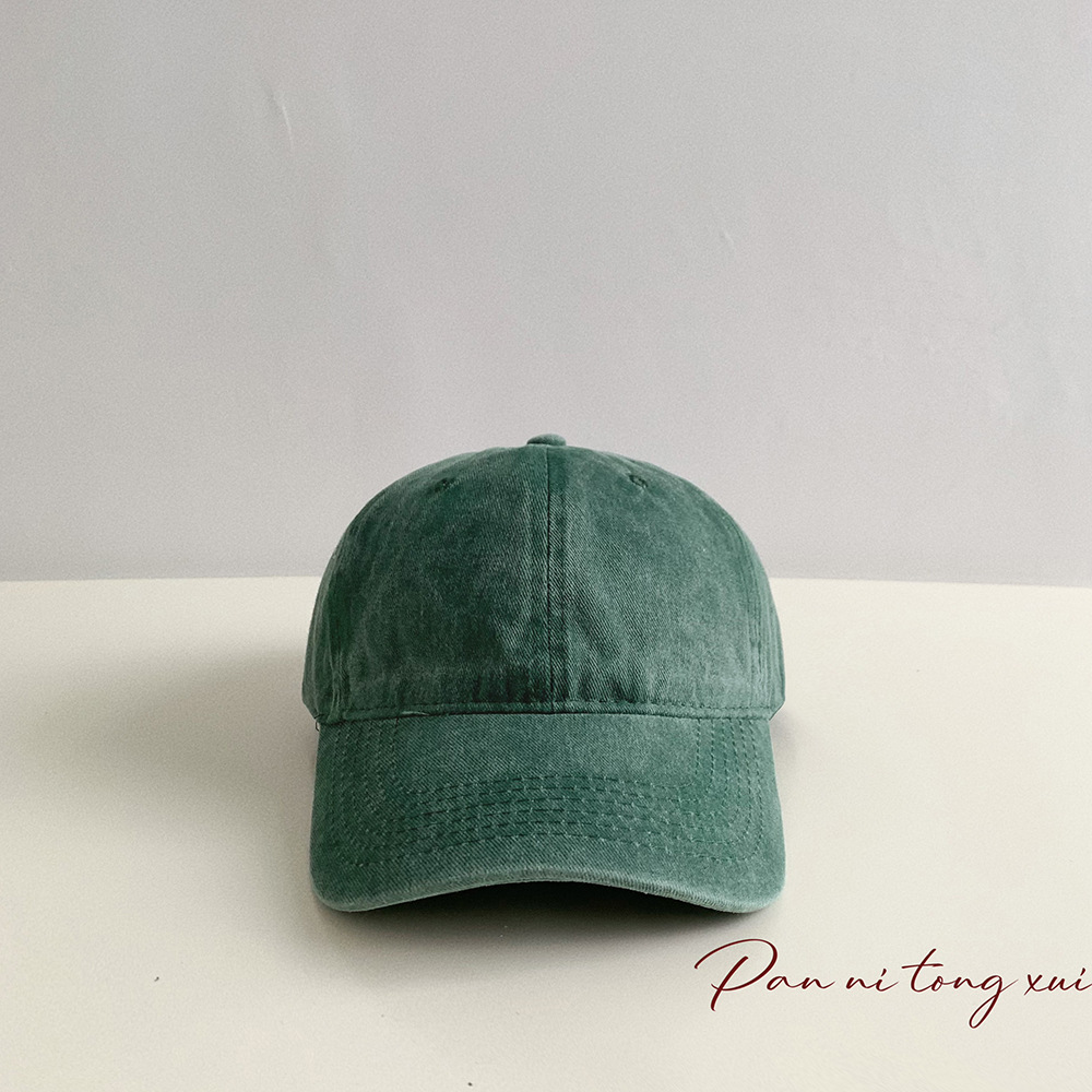 Gorras de béisbol unisex estilo coreano color sólido