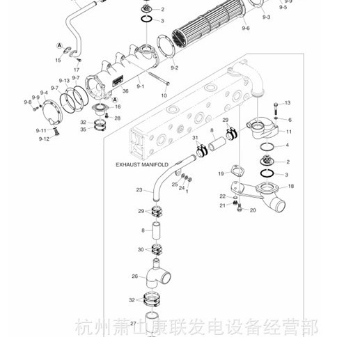 -5110525-00018A热交换器盖L136T斗山