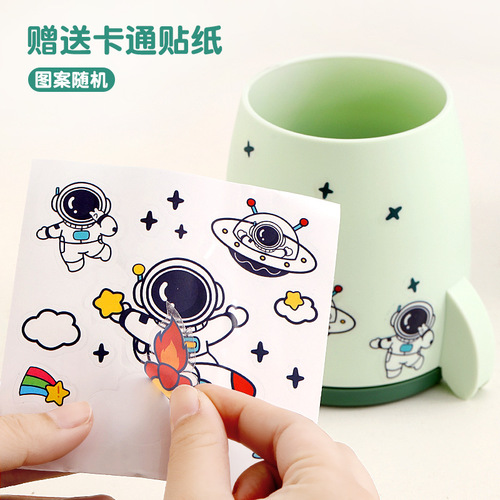 Creative Multi-functional Small Rocket Pen Holder, Desk Organizer Cartoon Cute Student Large Capacity Office Desk DIY Pen Tower