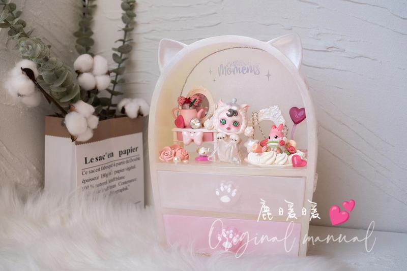 太った女の子のミニ柔らかい萌え猫の耳の引き出しの箱のゴムの金型の大きいサイズの置物の収納箱のシリカゲルの金型|undefined