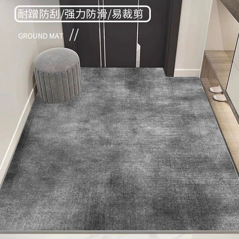 简约入户门圈绒地毯全铺大面积玄关脚垫进门耐脏易打理家用地垫|undefined