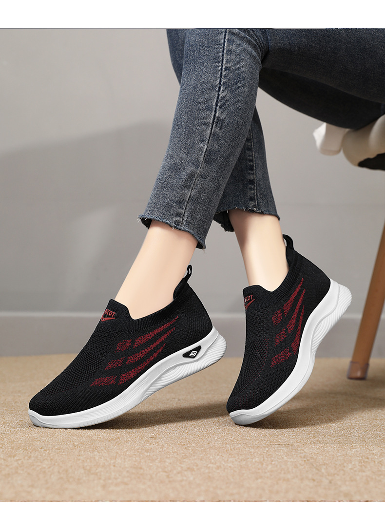 Unisex Sports Solid Color Round Toe Casual Shoes display picture 1