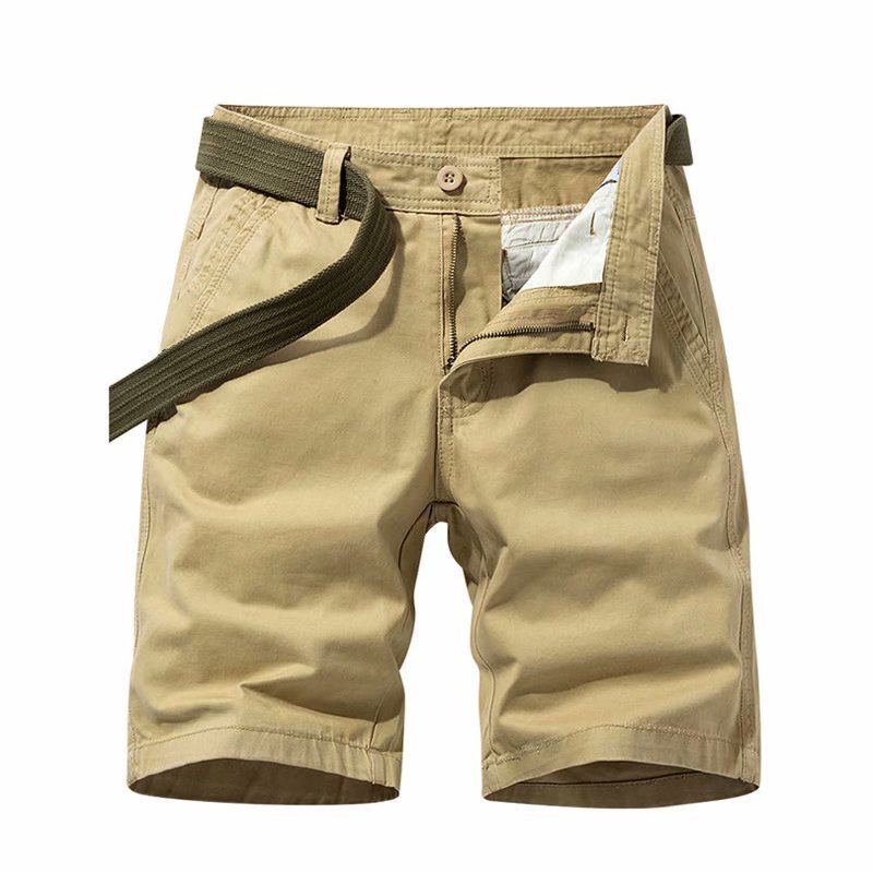 Venta al por mayor verano tendencia de los hombres cinco pantalones de los hombres pantalones cortos casuales de color lavado playa pantalones 5