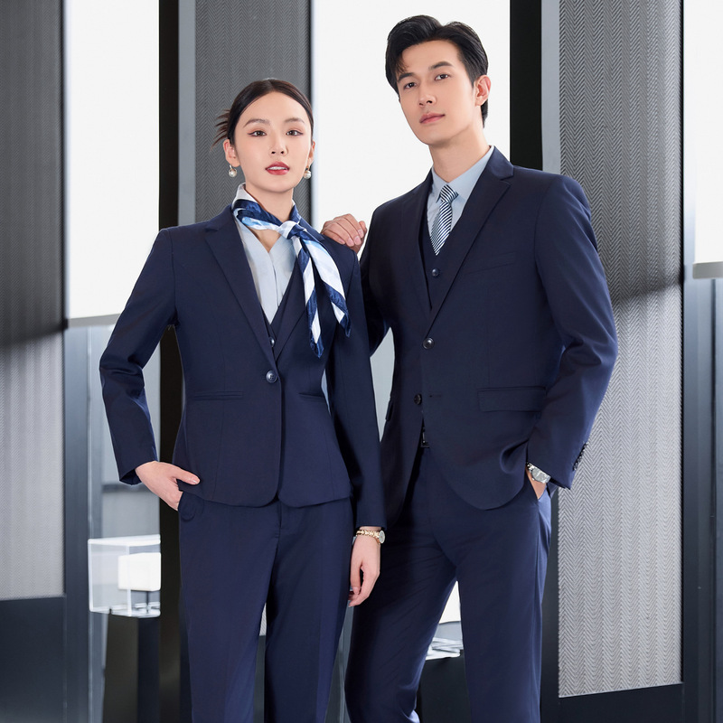 Huawei Harmonyos Smart Driving Model 4S Sales Customer Service Male and Female Employees' Suits and Pants Office Workwear Autumn and Winter New Collection