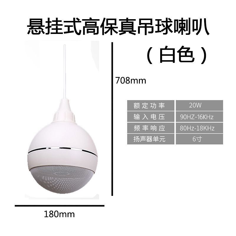 先科吸頂音響商用店舗室内吊り壁吊りボールスピーカー天井スピーカー埋め込み式スピーカー|undefined