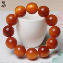 帝王血龙木透光料2.0单圈手串正圆小孔手工打磨念珠手链厂家批发