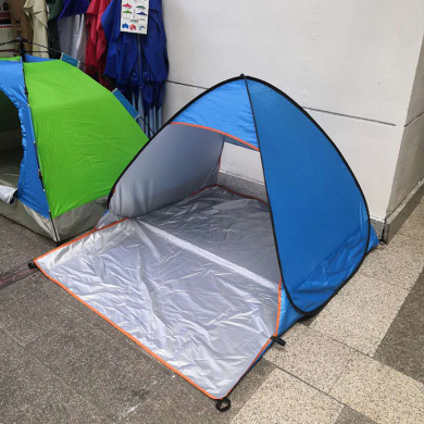 야외 퀵 오픈 심플 비치 텐트 휴대용 8 자 계정 야외 캠핑 접이식 캠핑 텐트