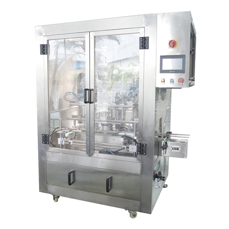 全自动洗衣液灌装机 玻璃水罐装机 瓶装水生产设备 半膏体生产线