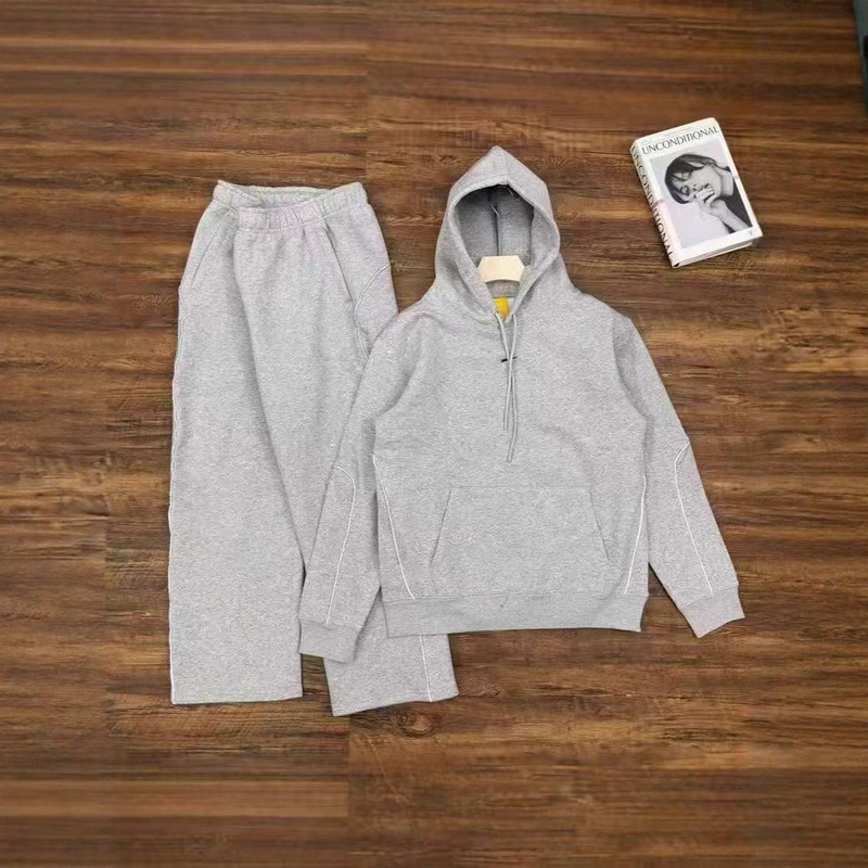 Nocta Co-Branded Ss25 Logo Printed Fleece Hooded Sweatshirt Asian Version Unisex Set Casual and Versatile Nocta Co-Branded Ss25 Logo Printed Fleece Hooded Sweatshirt Asian Version Unisex Set Casual and Versatile