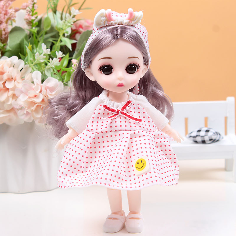 17 cm caja de regalo conjunto de marea constante muñeca Barbie muñeca muñeca cambiante articulaciones muñeca estand móvil