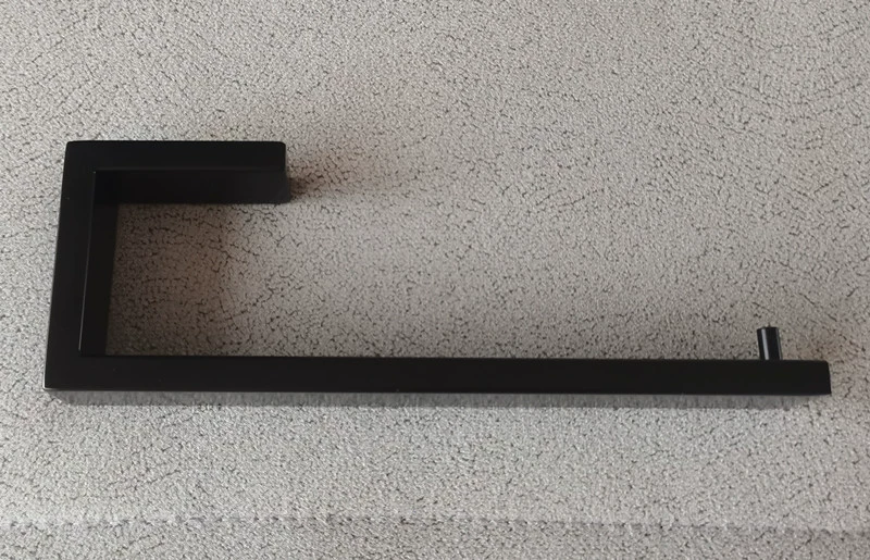 Черное полотенце/халат? нет: Black towel stainless steel, pendant, Germany, stainless steel AISI 304