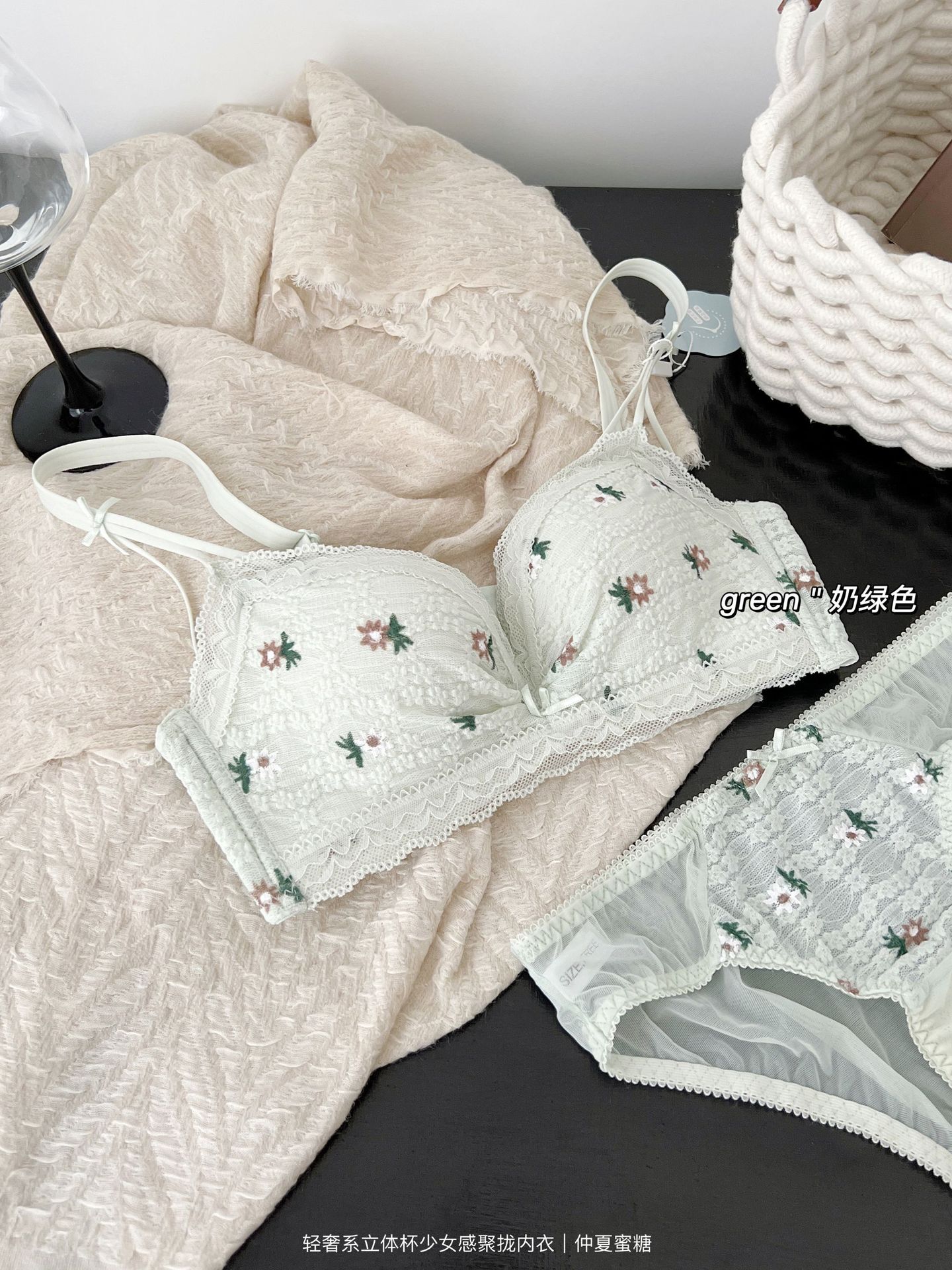 Venta directa de fábrica comercio electrónico transfronterizo Sudeste de Asia Vietnam Tailandia damas francés pecho pequeño superior delgado inferior grueso sujetador