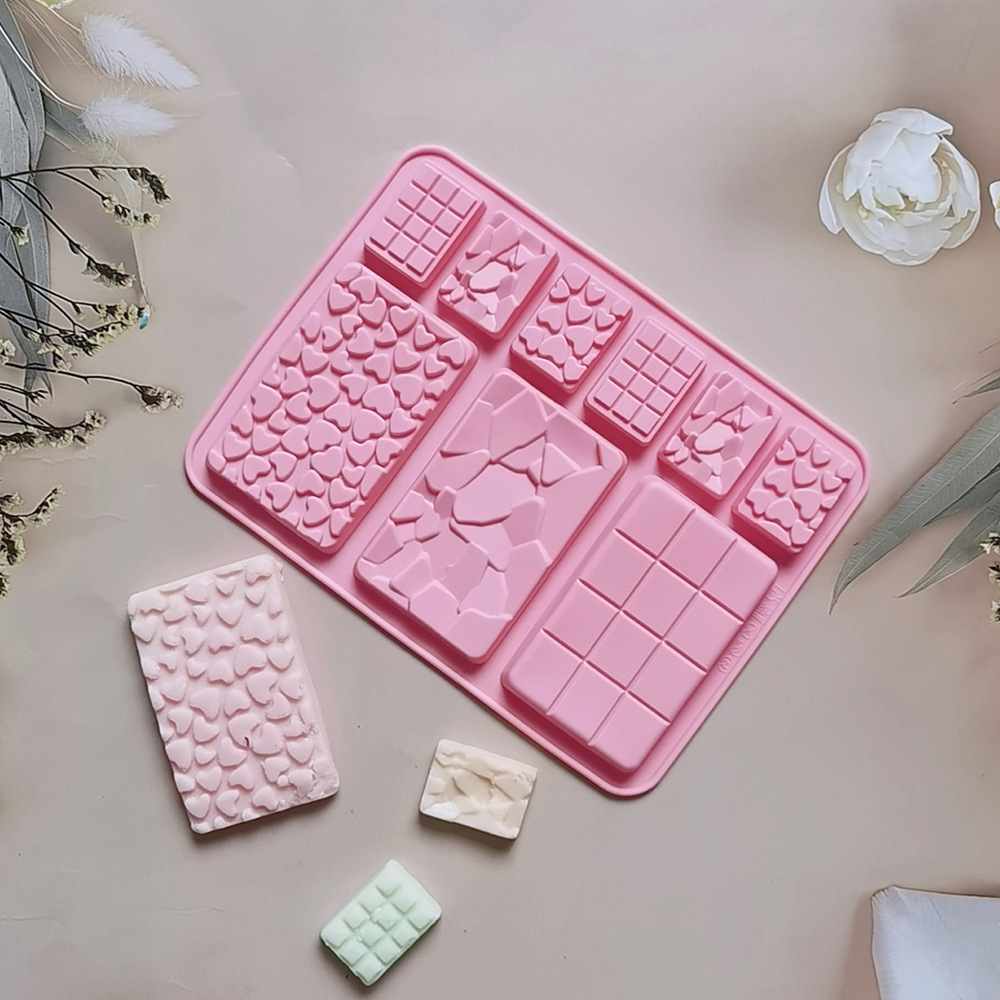 Silicone tamaño piezas de amor 171 chocolate molde de silicona molde de postre molde de hielo para hornear pastel de arroz
