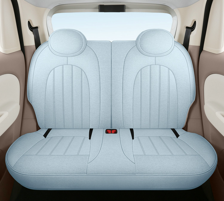 2025 Wuling Hongguang Mini Special Car Seat Cushion Fourth Generation Macaron Four-Door Cotton and Linen Breathable Cartoon Seat Cover