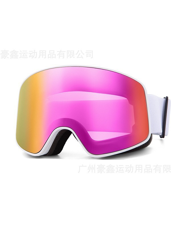 跨境滑雪镜全面真REVO镀膜眼镜可卡近视镜双层防雾滑雪镜户外护目|undefined