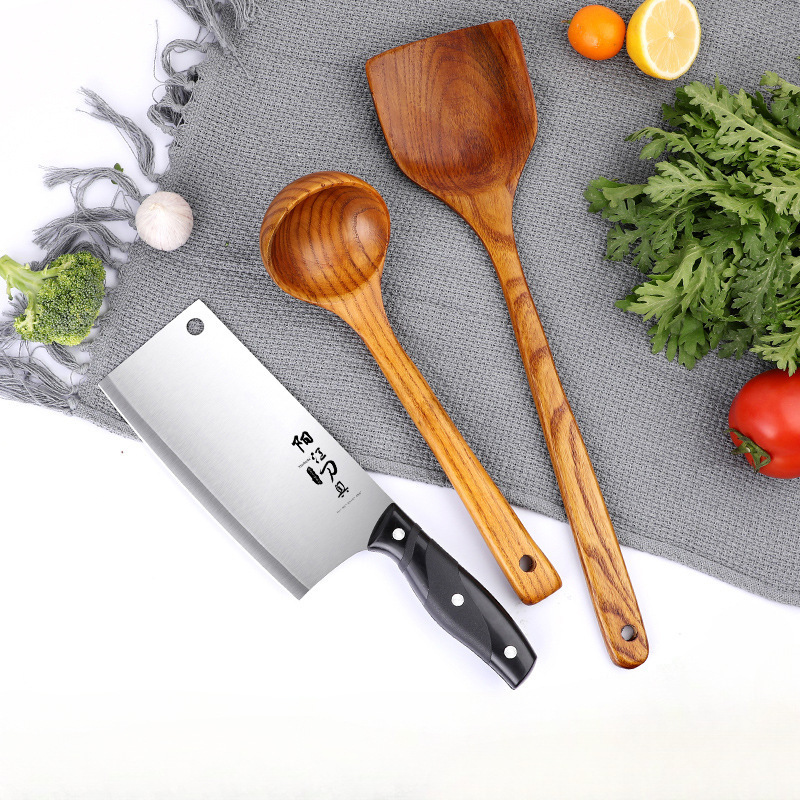 conjunto completo de cuchillos de cocina domésticos, cuchillos de cocina, utensilios de cocina, platos de cocina, cocina de arroz, cocina de cocina, conjunto de cuchillos de cocina