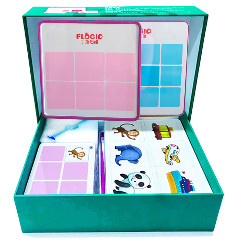 Factory direct supply of logic memory early education flashcards for infants and toddlers, big brain memory cards for babies.