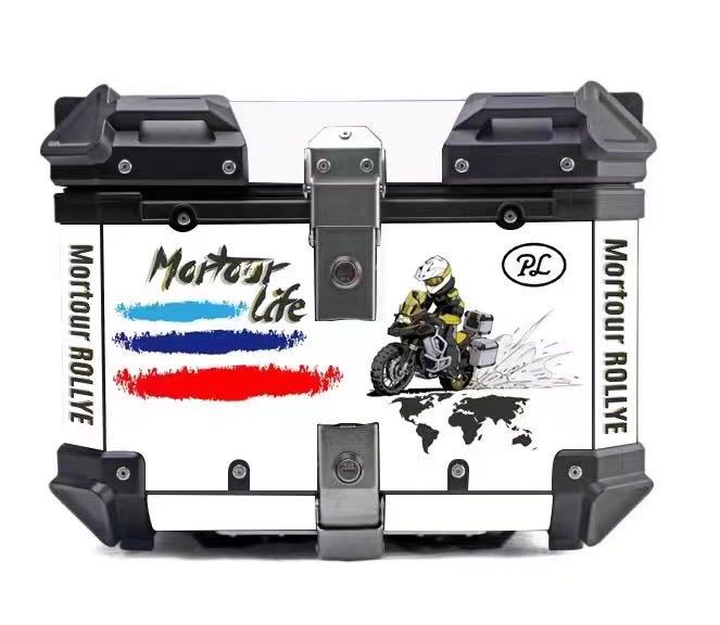 Calcomanía tronco de coche eléctrico con placa base de liberación rápida con forro de cuero caja de almacenamiento de alta gama