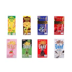 Thailand imported casual snacks Glico Pocky Matcha/chocolate/strawberry chocolate biscuit sticks