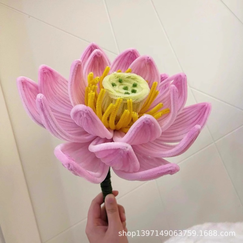 超大巨型玫瑰扭扭棒花束手工diy编织材料包成品母亲情人节520礼物|undefined