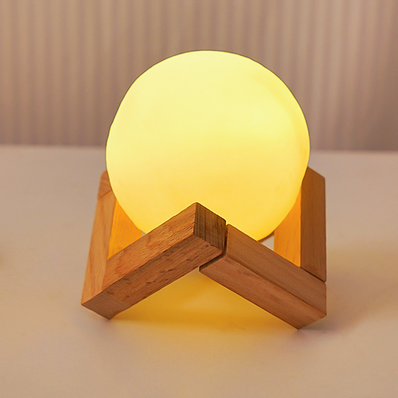 Festival del Medio Otoño DIY pintado a mano lámpara de luna pintado graffiti planetas luces de noche luces de atmósfera regalos para amigos pequeños adornos