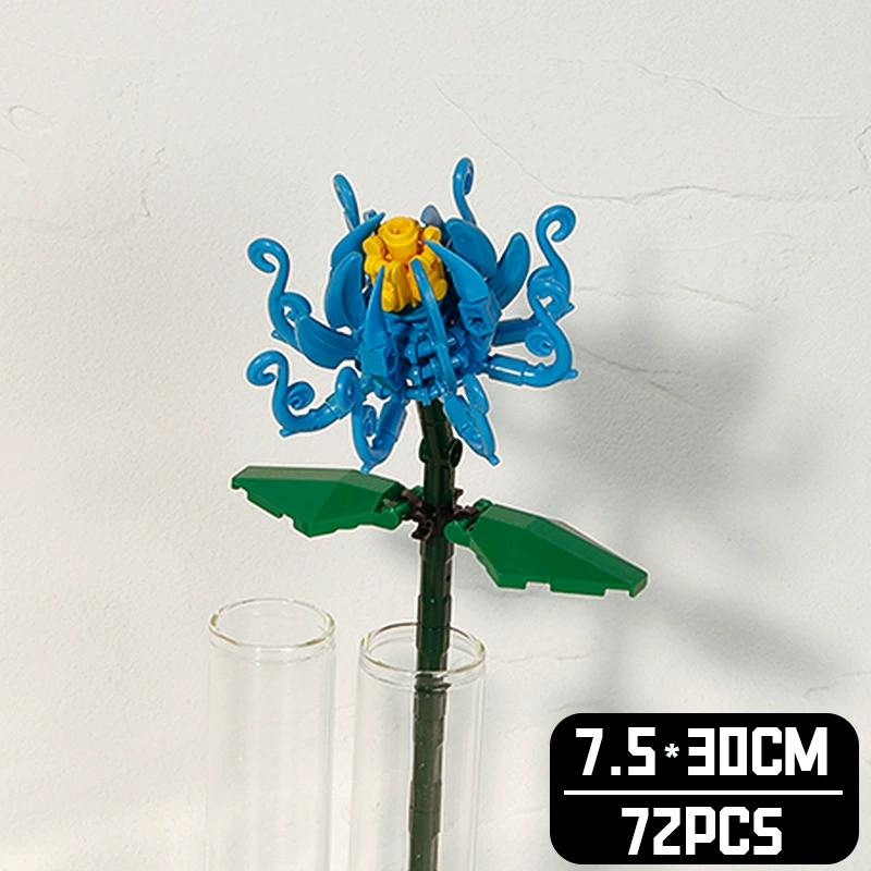 Realistic Table Flower Set, DIY Miniature Bouquet Constructor, Assorted Rose & Sunflower Models, Gift