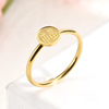 Small design wedding ring stainless steel, jewelry, Chinese style, Birthday gift, Korean style