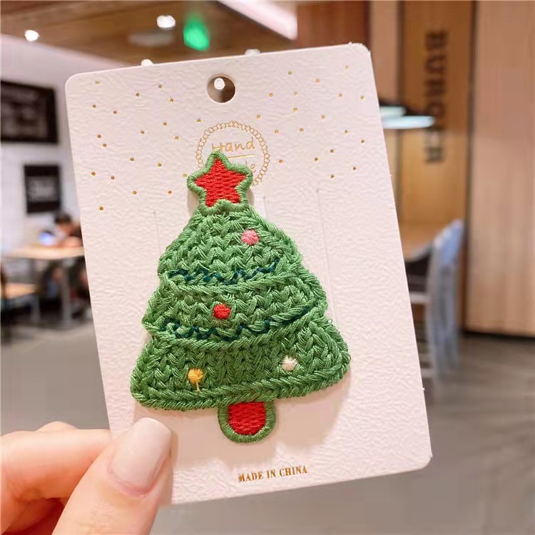 Christmas Cute Christmas Tree Snowman Yarn Festival display picture 2