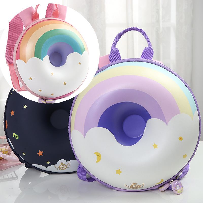 Rainbow donut for kindergarten