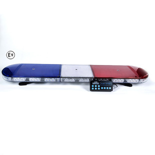 Ultra-thin shuttle-shaped long row lamp KM207-88 engineering construction lamp wrecker roof signal lamp LED long row warning lamp