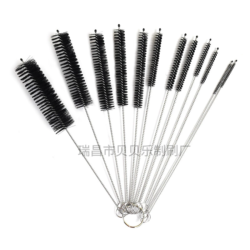  universal set stainless steel, brush, feeding bottle, straw, (Cross-border trading), 12 pieces