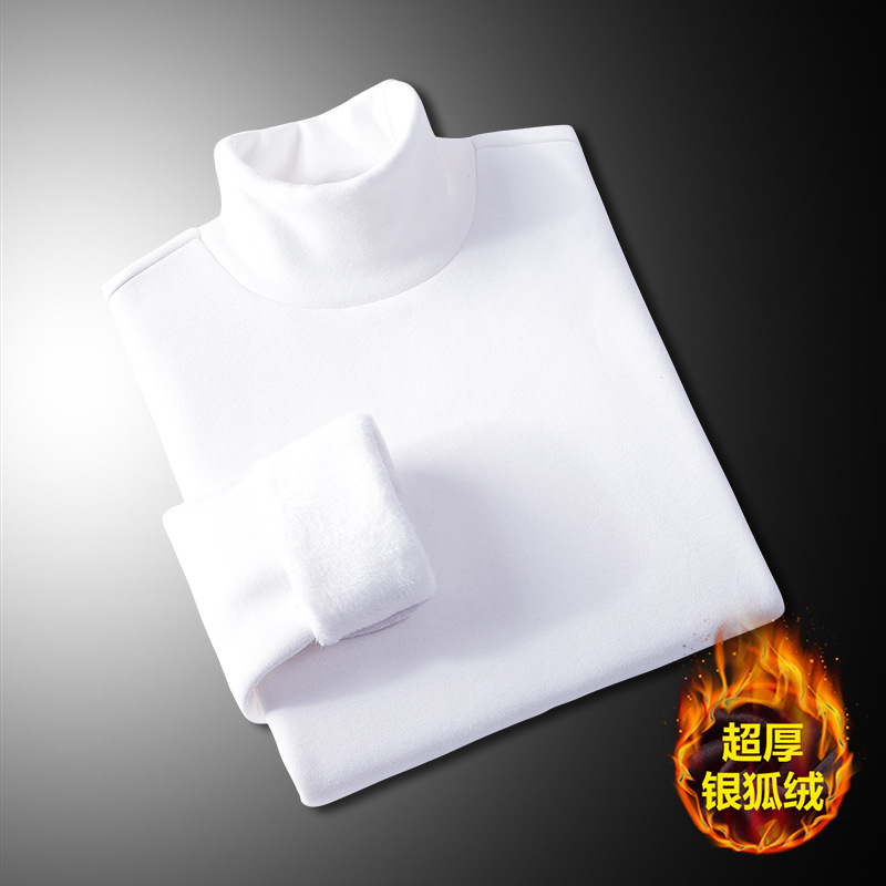 슈퍼 두꺼운 실버 폭스 벨벳-화이트