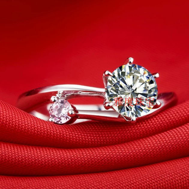Ювелирное кольцо SONA Hot Love Series Diamonds для женщин в трендовом стиле карбоновые бриллианты