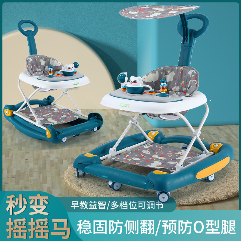 Un niño caminante de un año anti-pierna tipo o anti-rolling mano empuje para aprender a caminar ayuda a caminar eléctrica mayorista venta en caliente transfronteriza