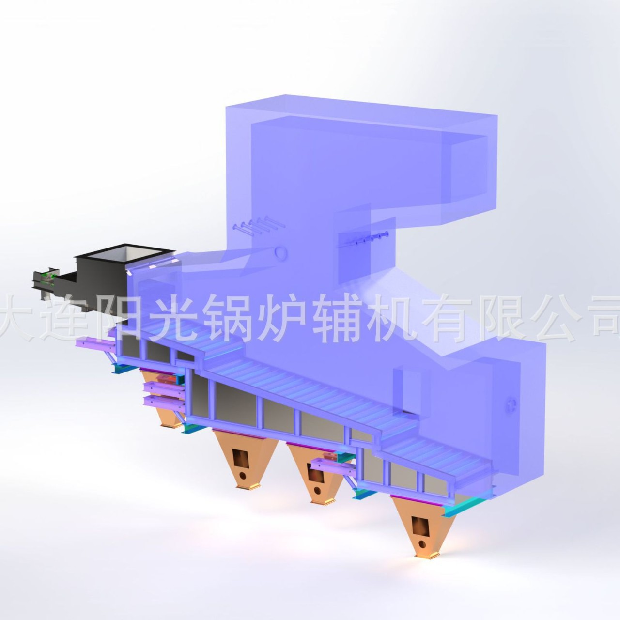 生活塑料衍生垃圾农林废弃物焚烧炉蒸汽系统环保无烟厂家节能商用