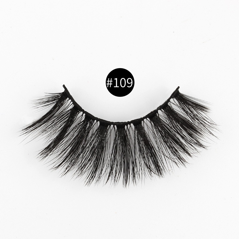 11g Weight False Eyelashes Makeup Tools Types 1 Pair Quantity Imitation Mink Material Eye Pattern Eye Imitation Mink False Eyelashes 1 Pair 6