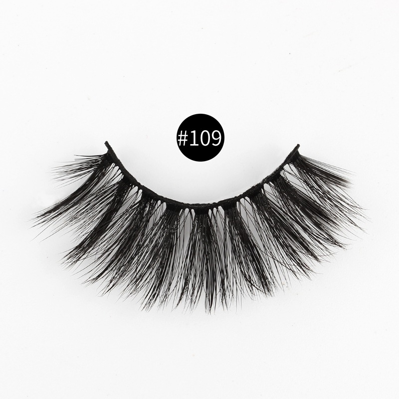 Fashion 3d Natural Nude Makeup Laser Card False Eyelashes 1 Pair display picture 7