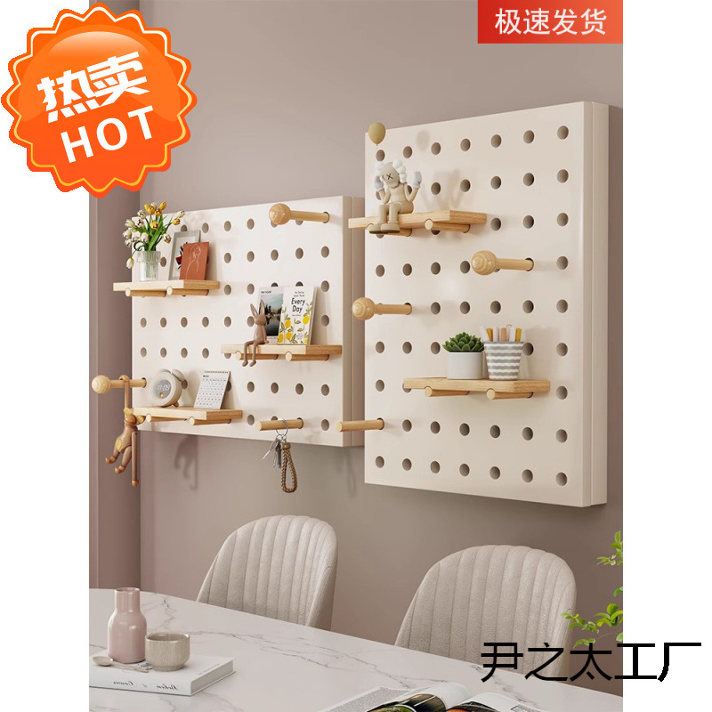 实木洞洞板电表箱装饰信号配电箱遮挡强弱电闸盒子挂壁画客厅玄关