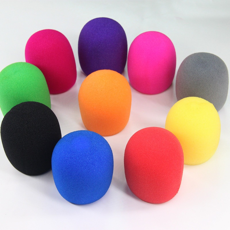 Microphone sleeve with thick sponge cover, disposable microphone cover for live streamers, wireless microphone sleeve manufacturer, wholesale