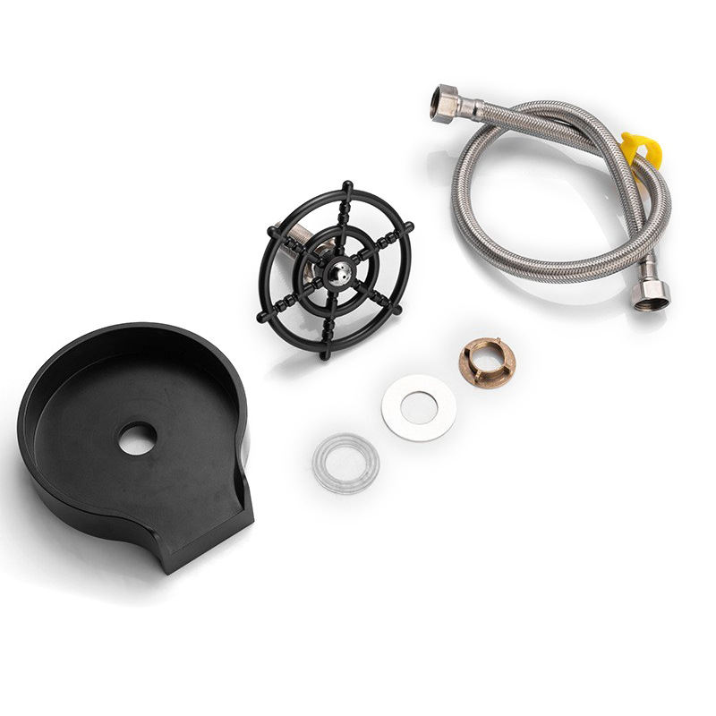 컵 와셔 + 블랙 ABS베이스 + 80cm 호스