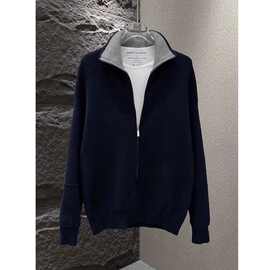 秋冬男装商务通勤休闲青年翻领新品开衫休闲简约新品夹克开衫外套