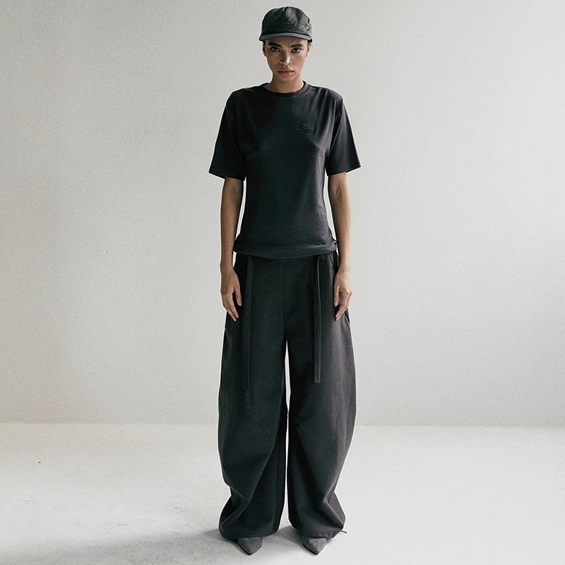 South Korea badblood BCAC Series Casual Pants Women's Sports Niche Design Sense Straight Pants Fashion Pants