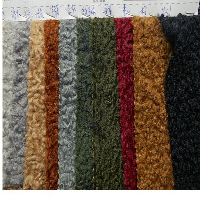 仿羊毛绒人造毛皮 加厚钻石绒布料 高羊毛羊驼绒秋冬时装皮草面料