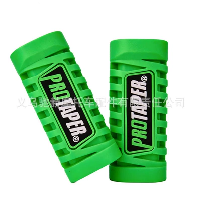 front foot pegs, Motorcycle pedals - green