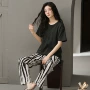 大码套头宽松短袖家居服
