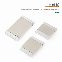 Wholesale cabinet drawer hidden pull, modern minimalist invisible cabinet handles, living room cabinet and shoe cabinet surface-mounted flat pull