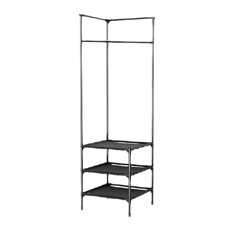 Percha de ropa de esquina multicapa ensamblada esquina dormitorio ligero lujo colgar percha de ropa multifuncional almacenamiento estante de piso doméstico image 5