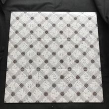 黄色菱形格子300x300抛晶砖厨房卫生间阳台防滑微晶闪粉镀金地砖