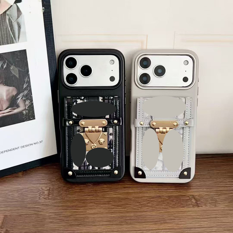 Suitable for 17Pormax Mobile Phone Case Metal Card Holder Universal Bag 17 Protective Cover New Card Holder Lanyard 15 Protective Cover