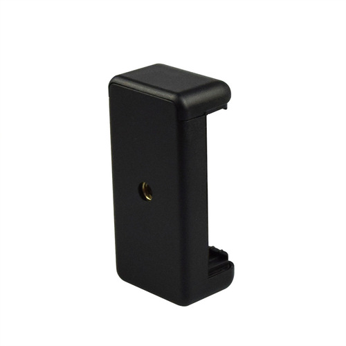 Cross-border supply mobile phone clip E-type clip double hole one-word clip lamp stand selfie live streaming stand manufacturer wholesale